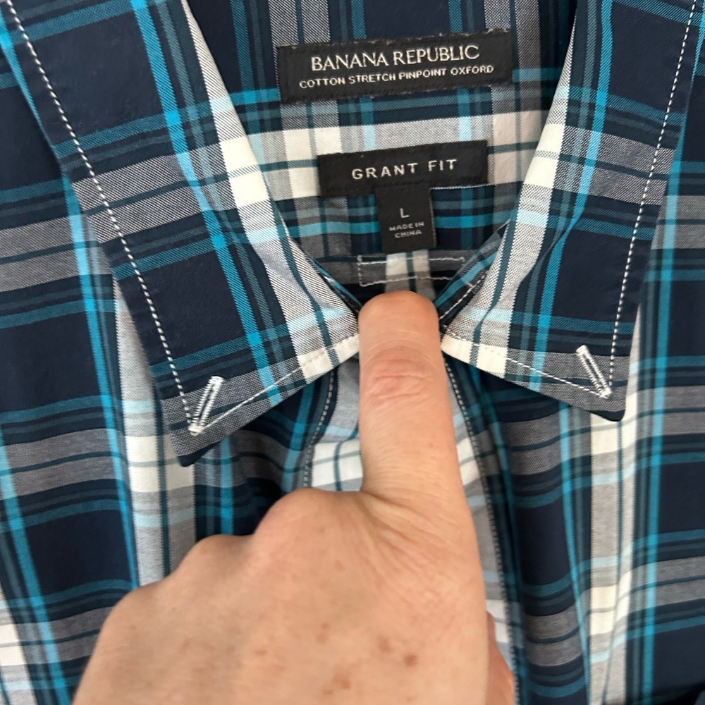 Like NEW Men's Blue Plaid Shirt
3 for $25 - Picture 2 of 3